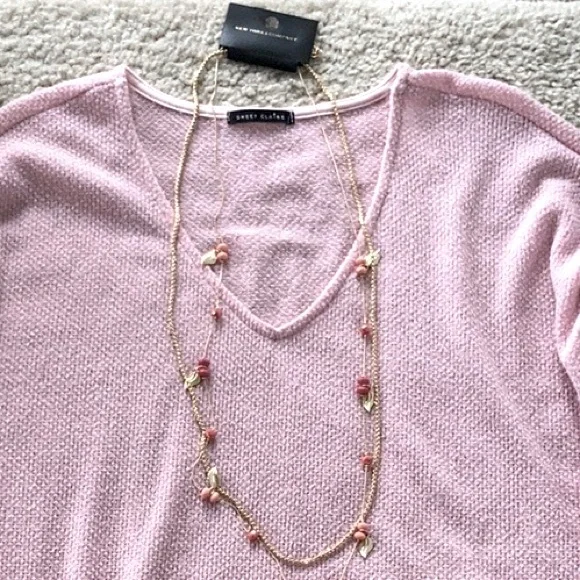 Super Soft, Pink Long Sleeve Top - Picture 4 of 7